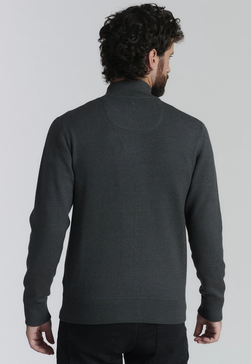SWEATER HOMBRE FEROUCH GRIS BERKELEY F BUSINESS GRAPHITE - 4