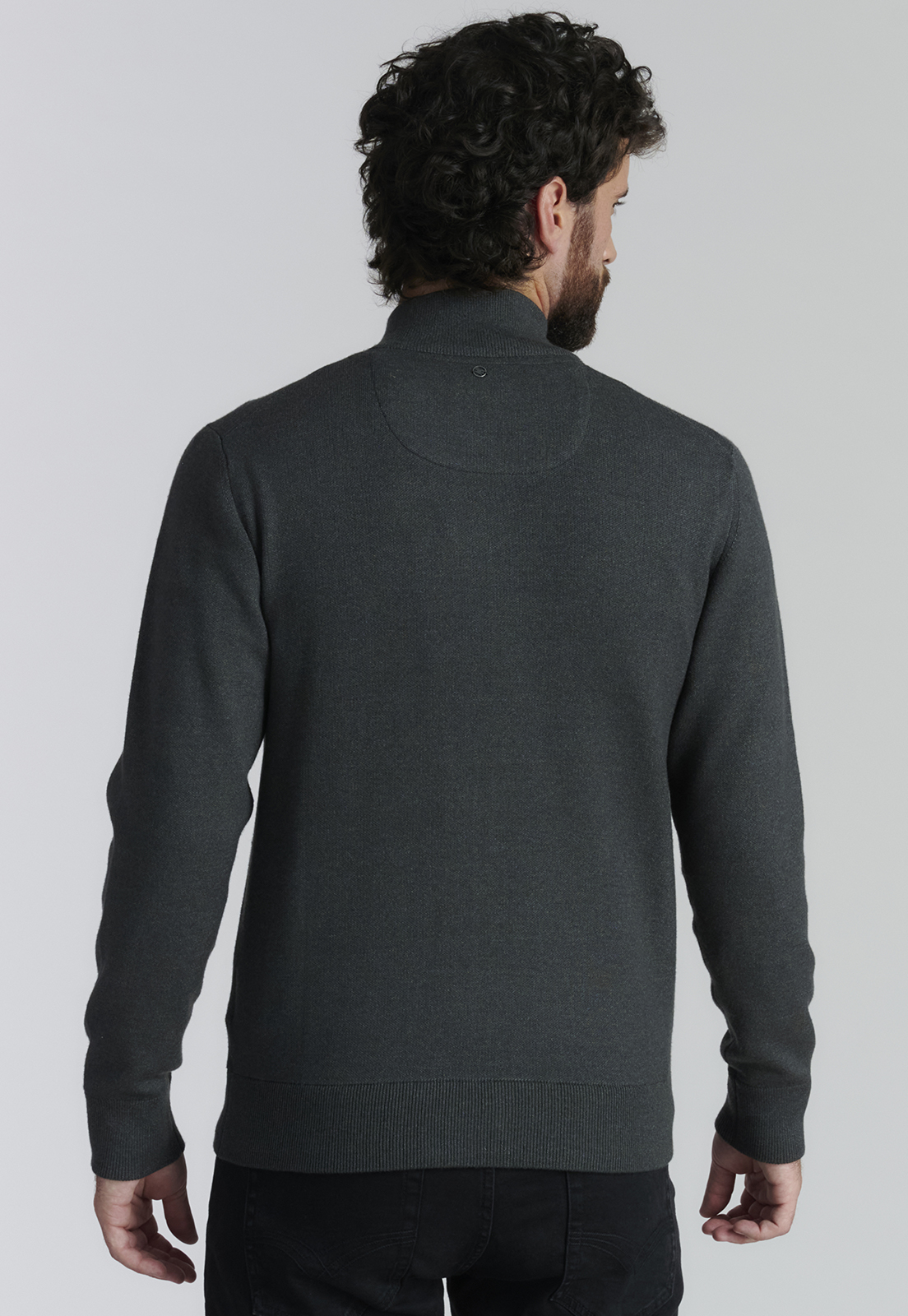 SWEATER HOMBRE FEROUCH GRIS BERKELEY F BUSINESS GRAPHITE - 4