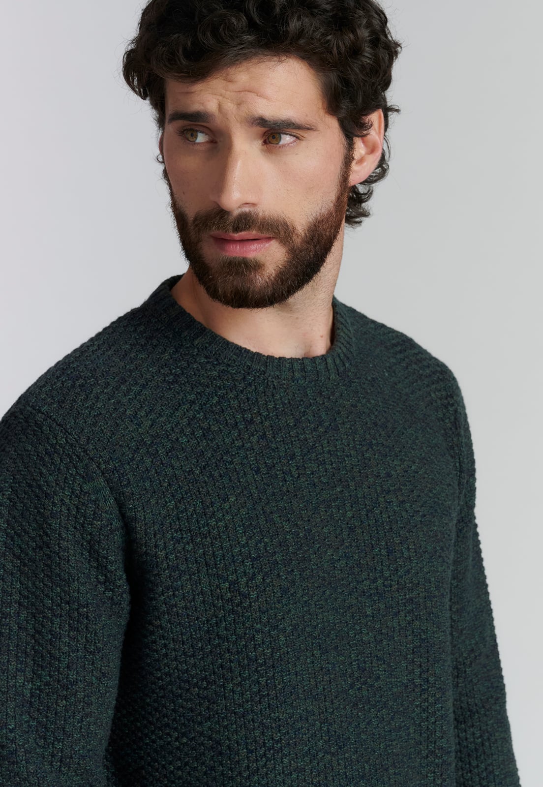 SWEATER ALGODÓN HOMBRE FEROUCH VERDE BROOKLYN FR GREEN - 3