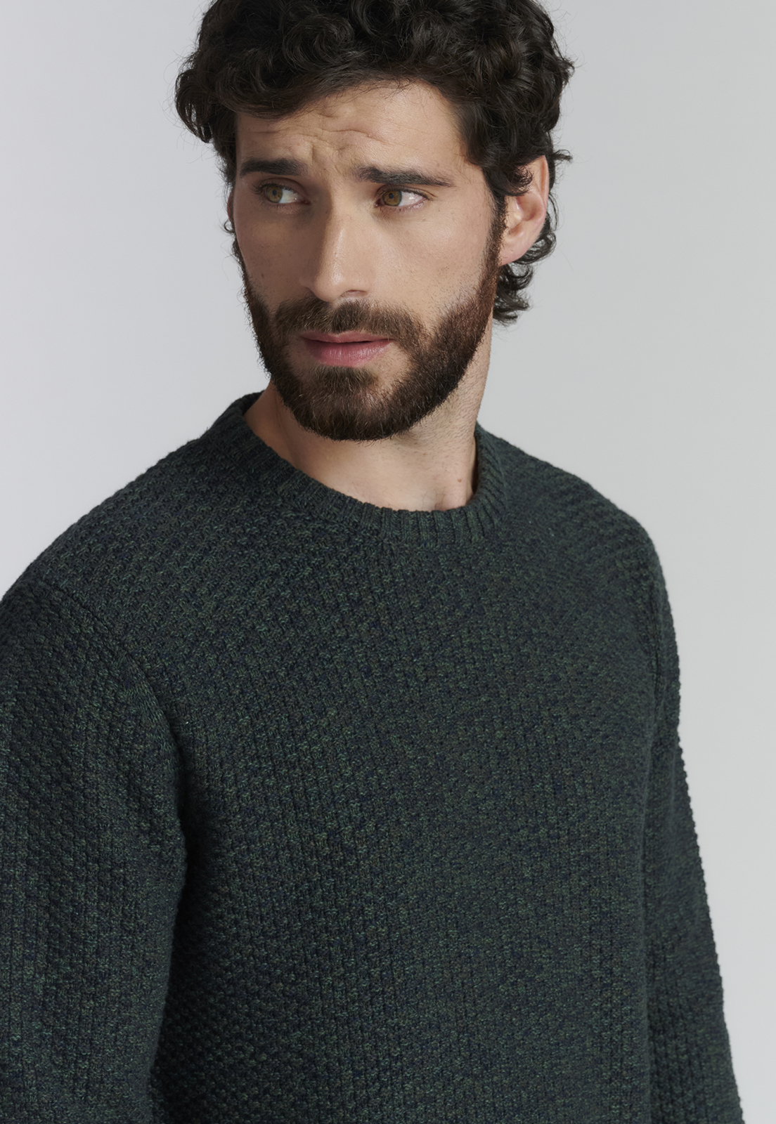 SWEATER ALGODÓN HOMBRE FEROUCH VERDE BROOKLYN FR GREEN - 3