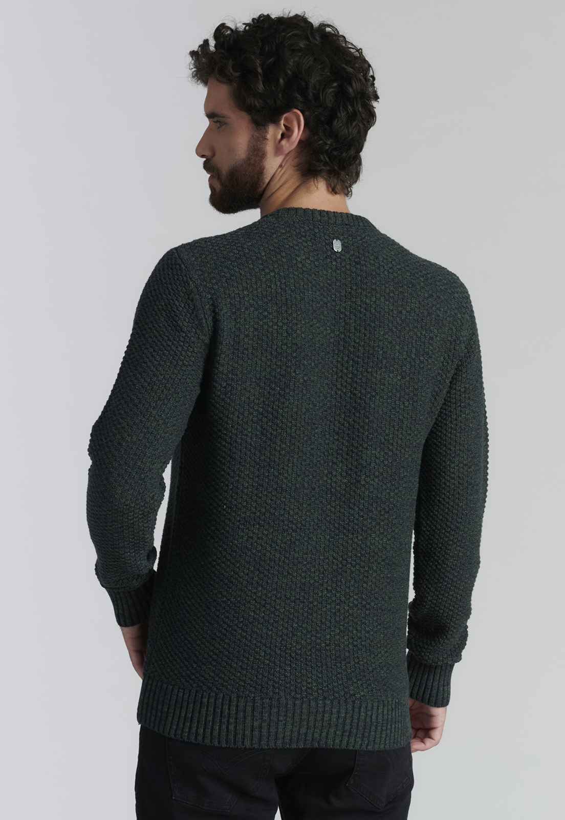 SWEATER ALGODÓN HOMBRE FEROUCH VERDE BROOKLYN FR GREEN - 4