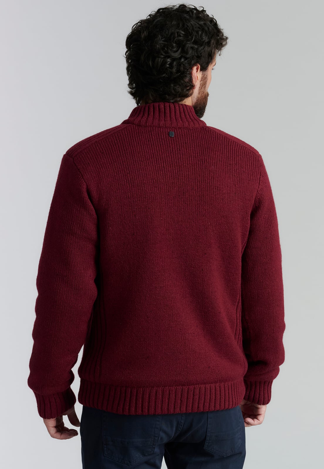 SWEATER HOMBRE FEROUCH ROJO CLEARWATER FJS BURGUNDY - 4