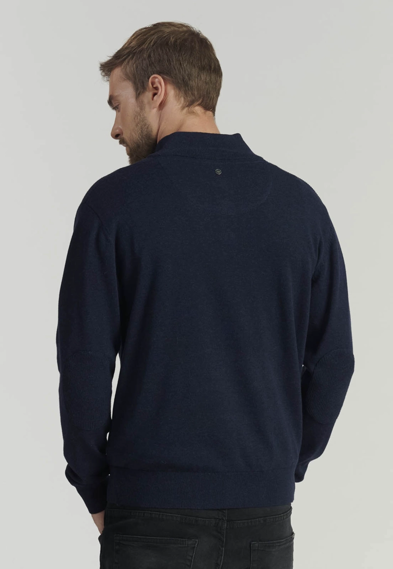 SWEATER ALGODÓN HOMBRE FEROUCH AZUL MARINO BRISTOL F BUSINESS NAVY - 4