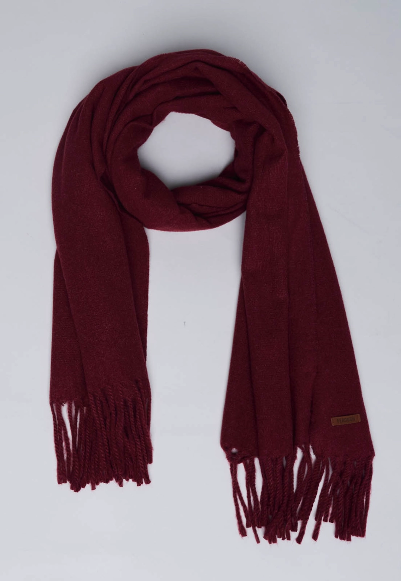 BUFANDA BASICA FR BURGUNDY - 1