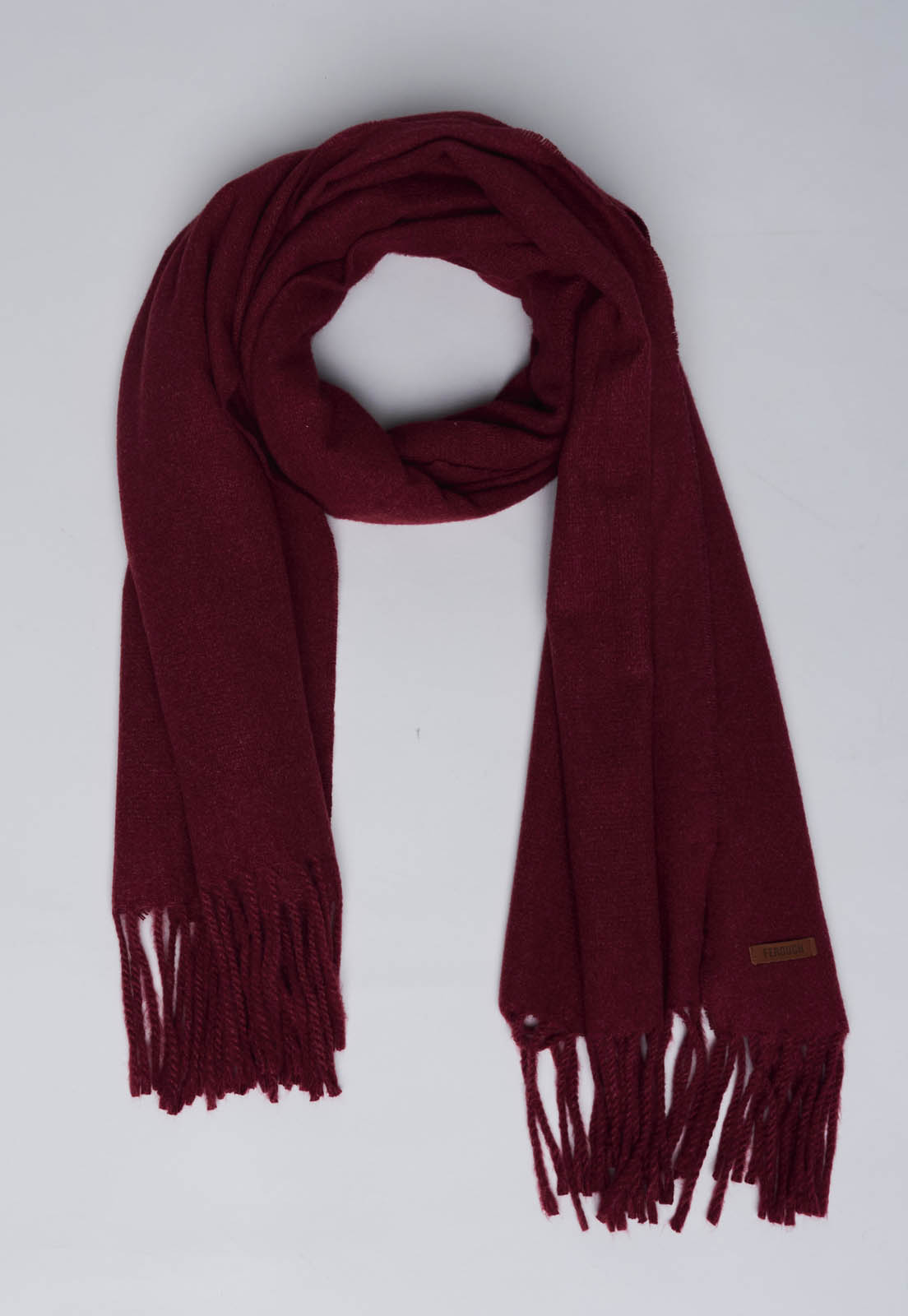BUFANDA BASICA FR BURGUNDY - 1