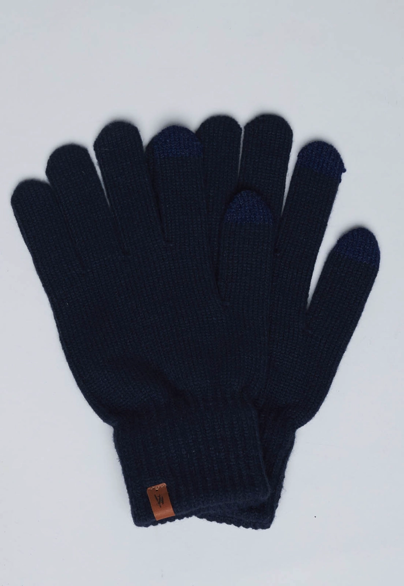 GUANTES BASICOS FR NAVY MELANGE - 1
