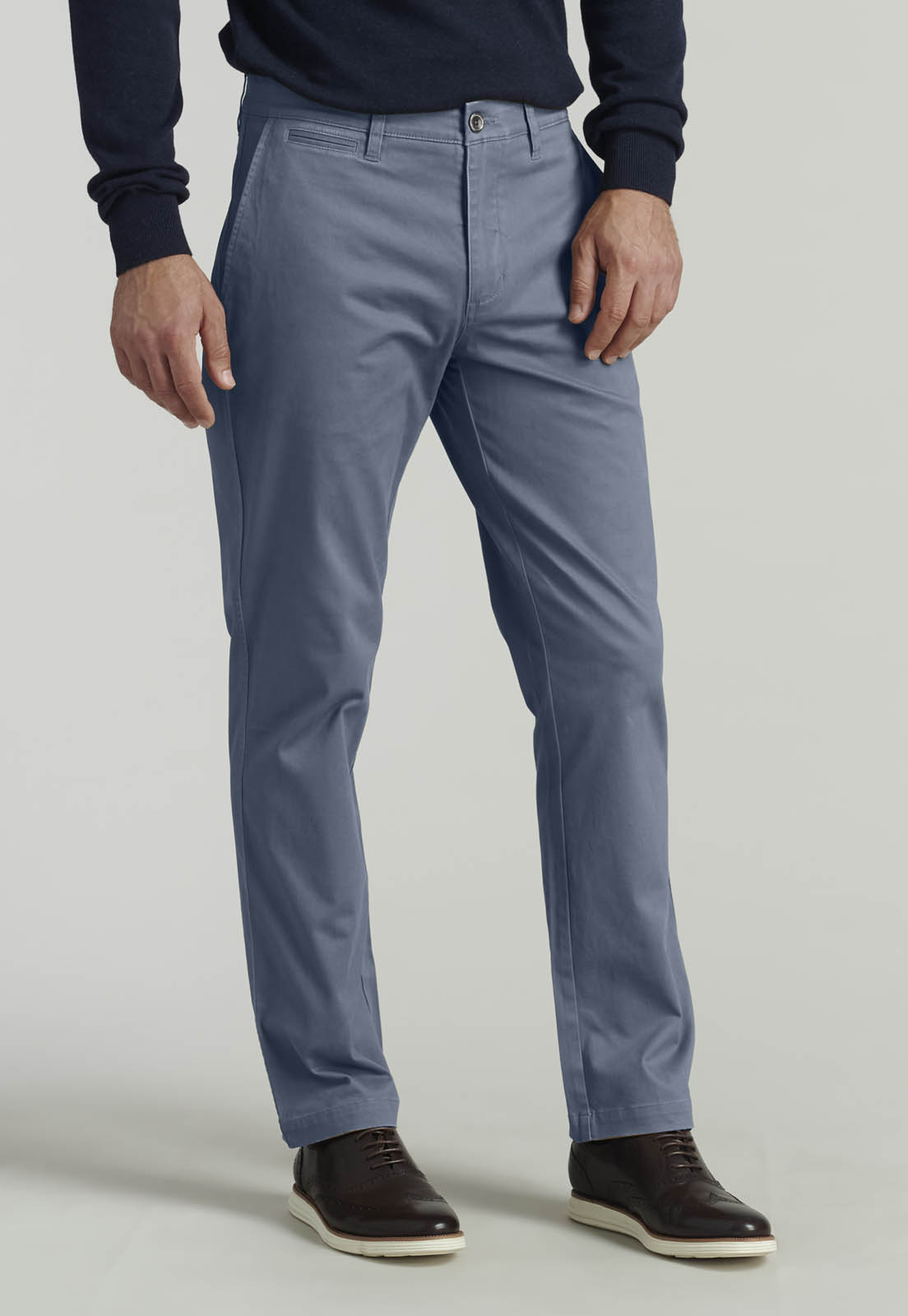 PANTALON TWILL WITHOUT PLEATS L/31 BUSINESS METAL - 1