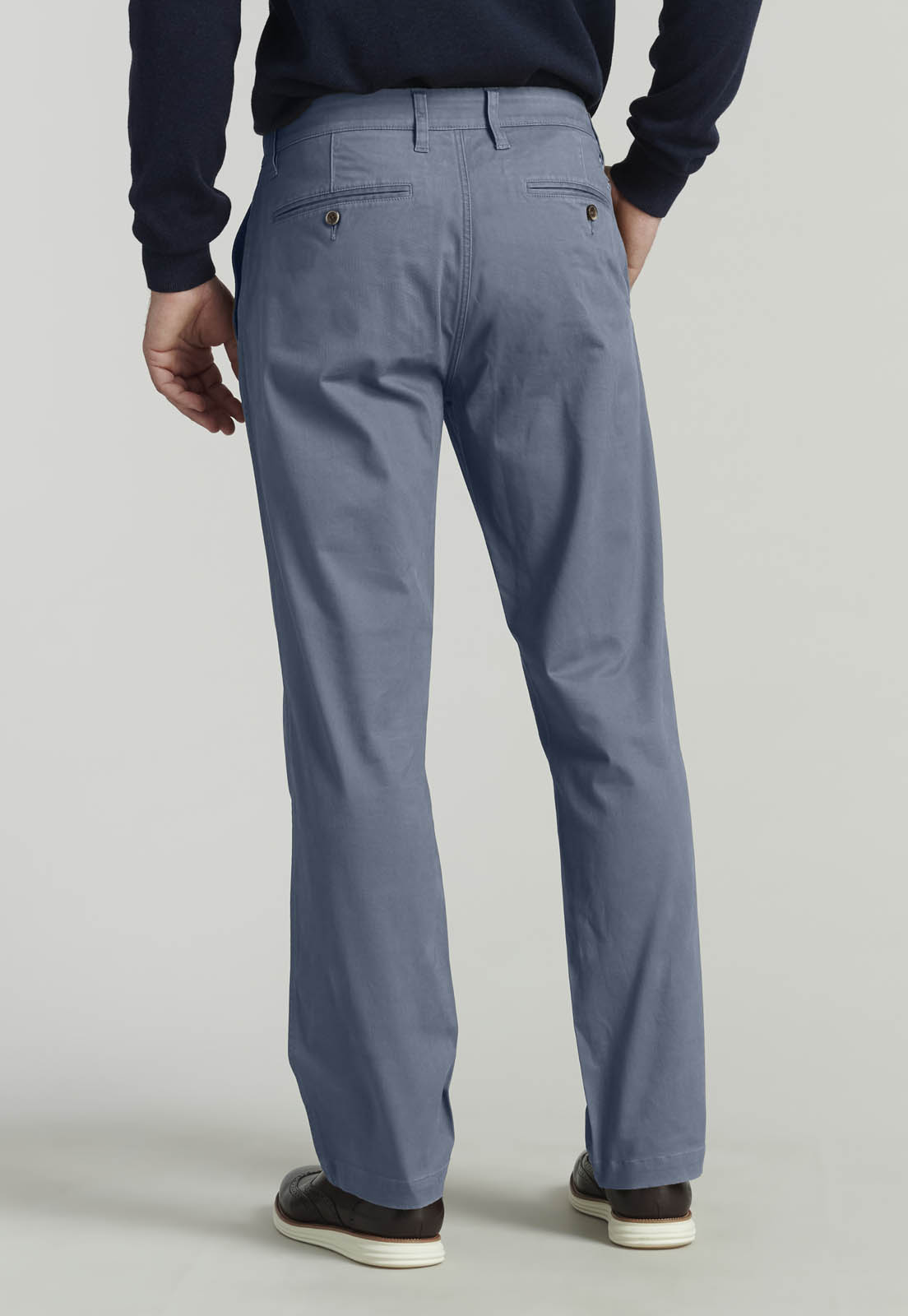 PANTALON TWILL WITHOUT PLEATS L/31 BUSINESS METAL - 4