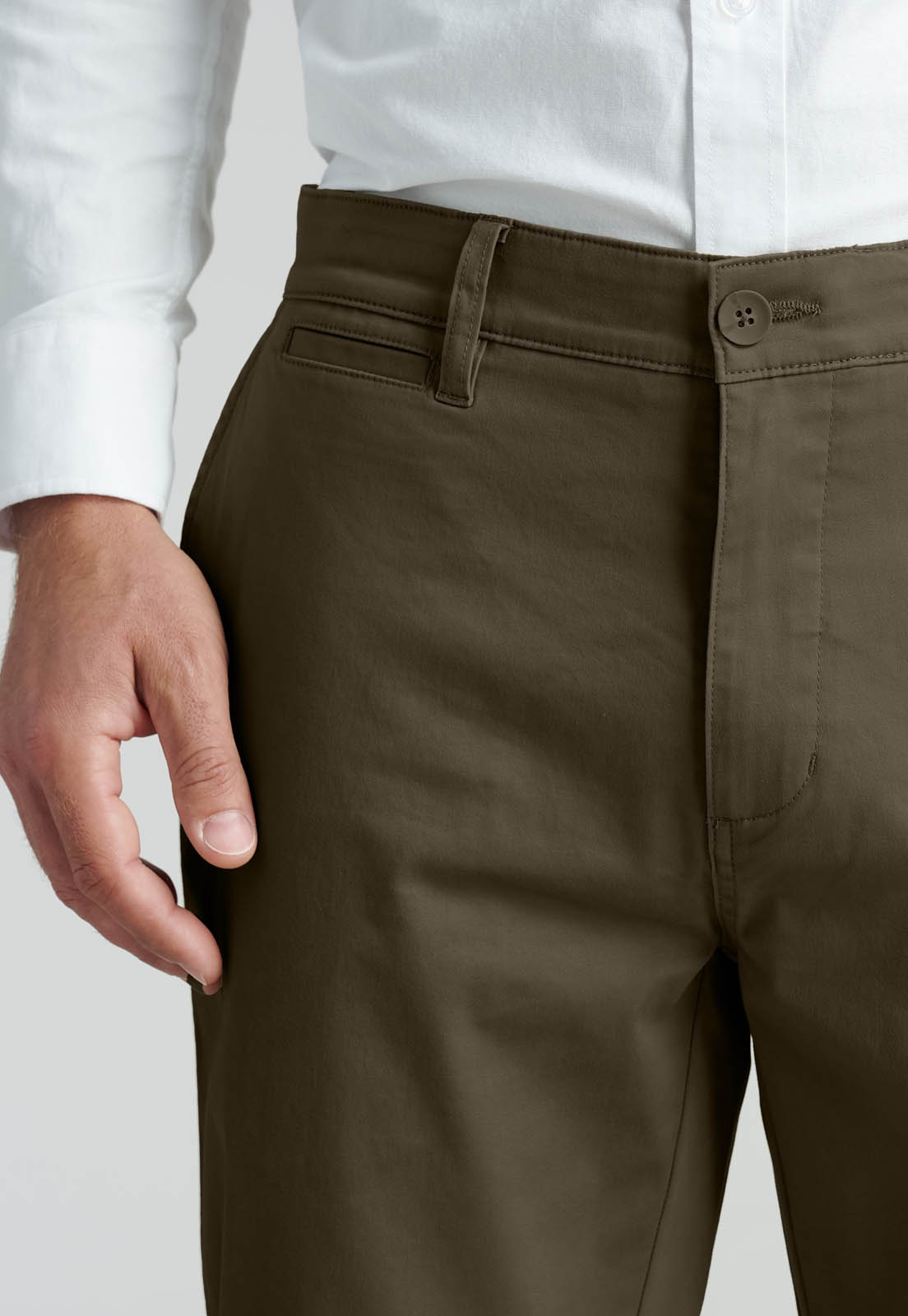 PANTALON TWILL SLIM /31 BUSINESS CAMEL - 3