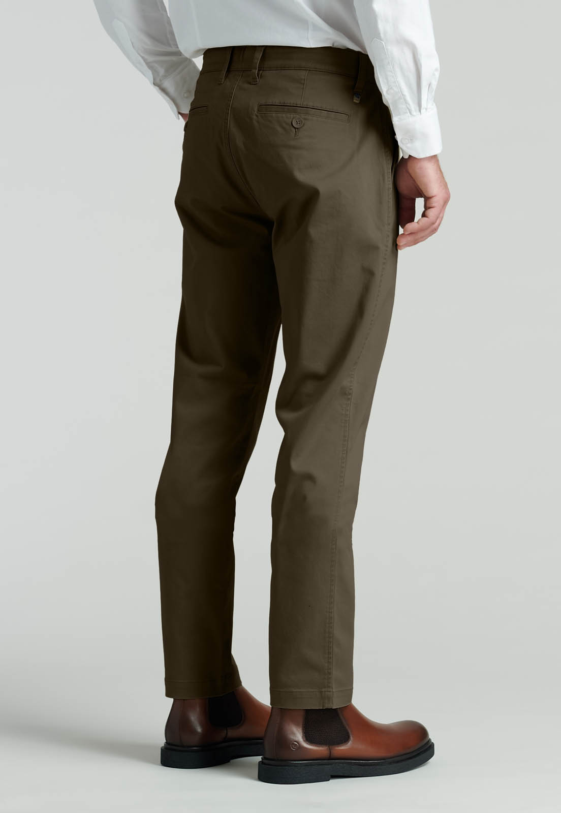 PANTALON TWILL SLIM /31 BUSINESS CAMEL - 4