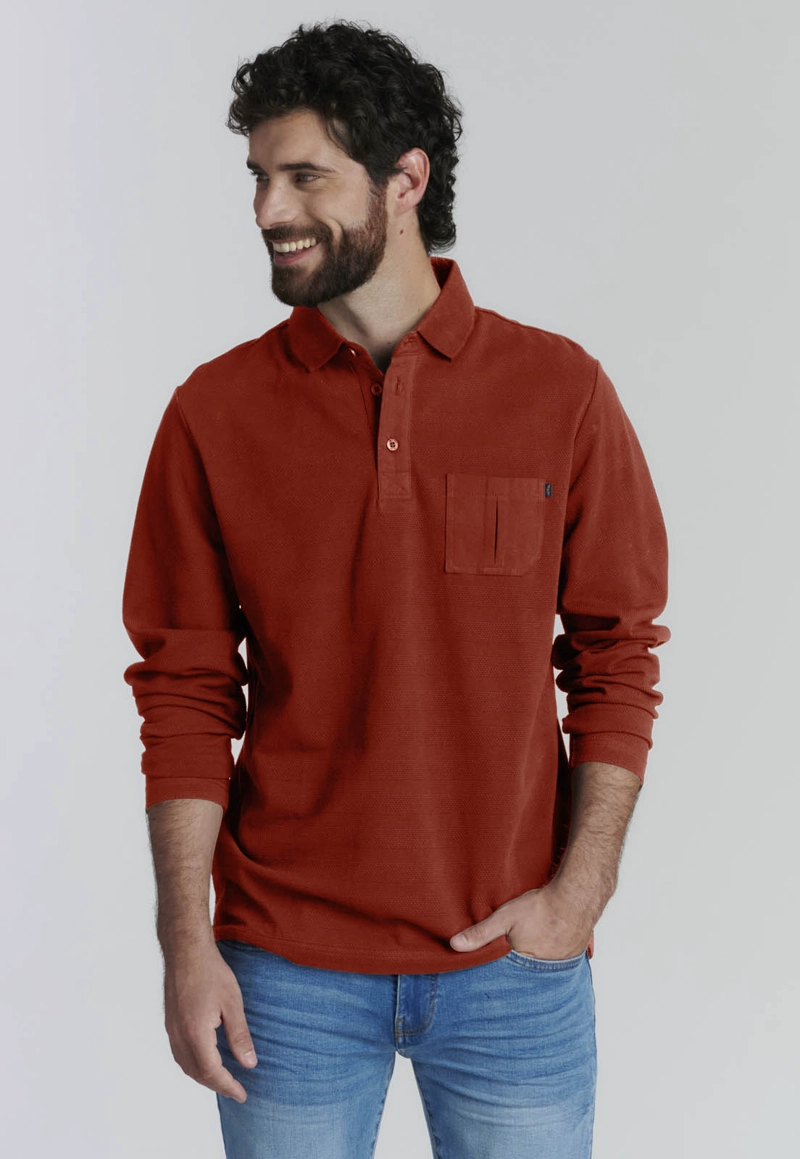 POLERA DELAWARE FJS BRICK - 1