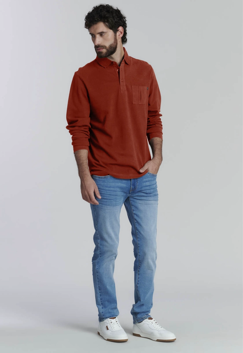 POLERA DELAWARE FJS BRICK - 2