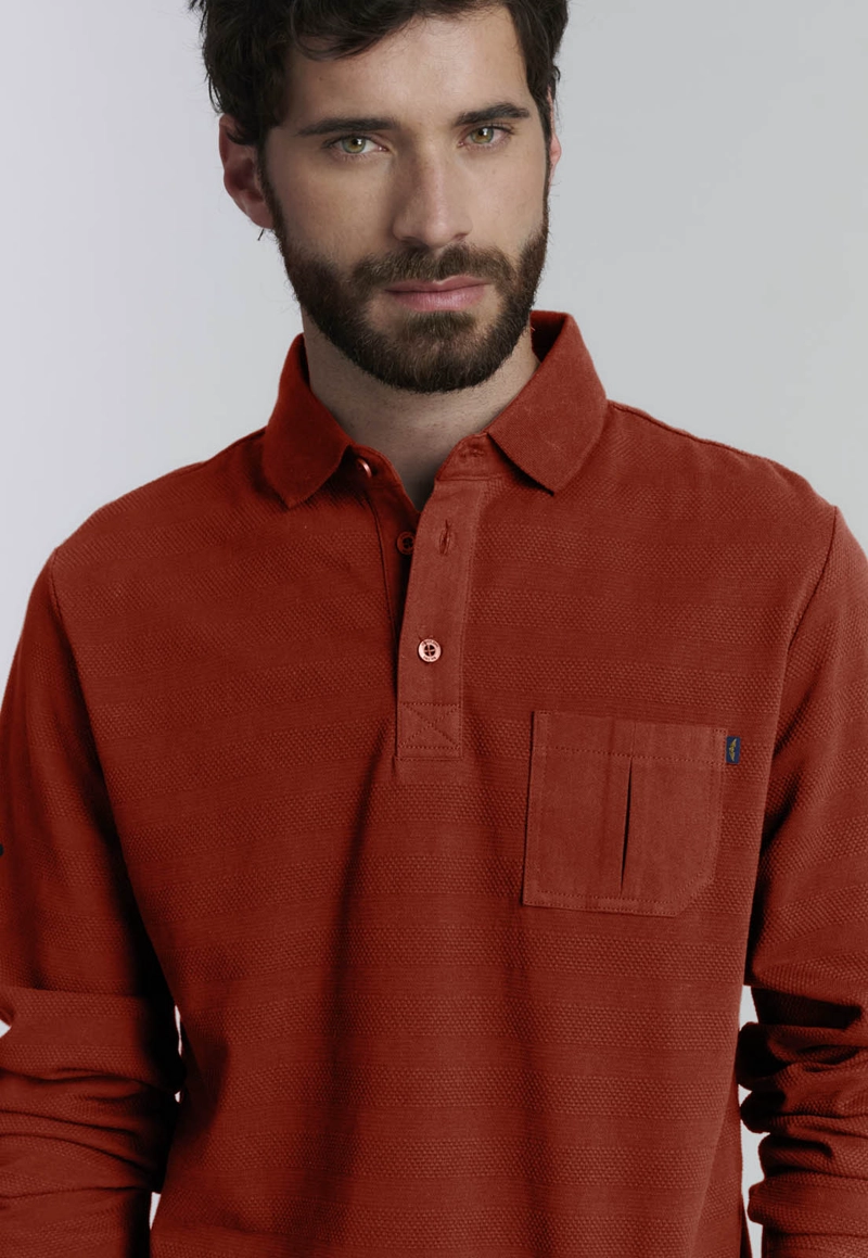 POLERA DELAWARE FJS BRICK - 3