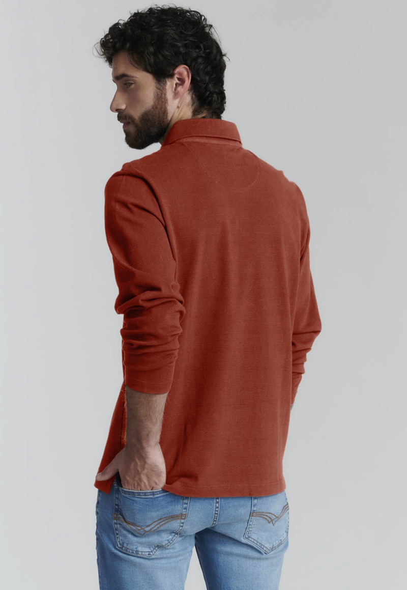 POLERA DELAWARE FJS BRICK - 4