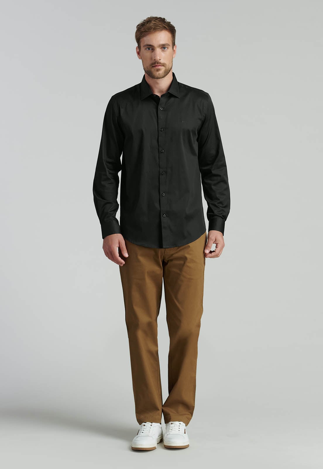 CAMISA DUBLIN SMART CASUAL BLACK - 2