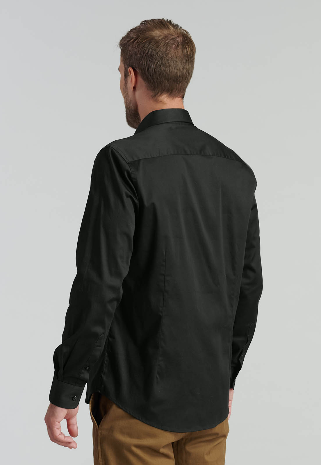 CAMISA DUBLIN SMART CASUAL BLACK - 4