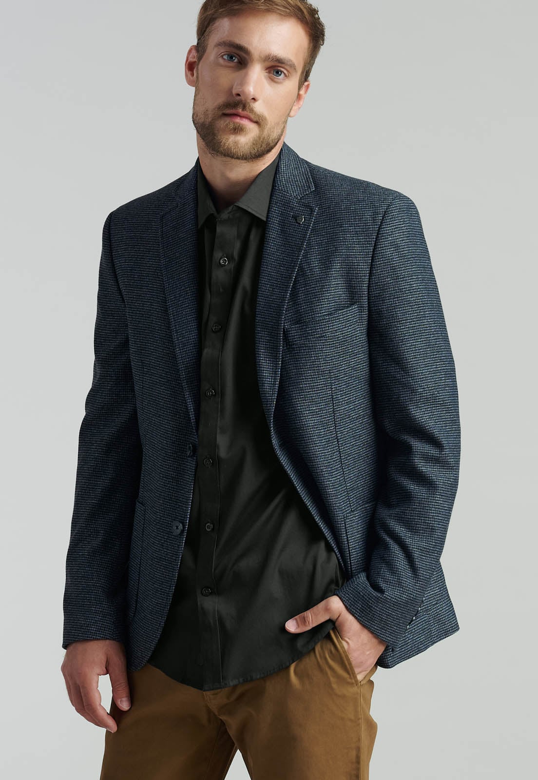 CAMISA DUBLIN SMART CASUAL BLACK - 5