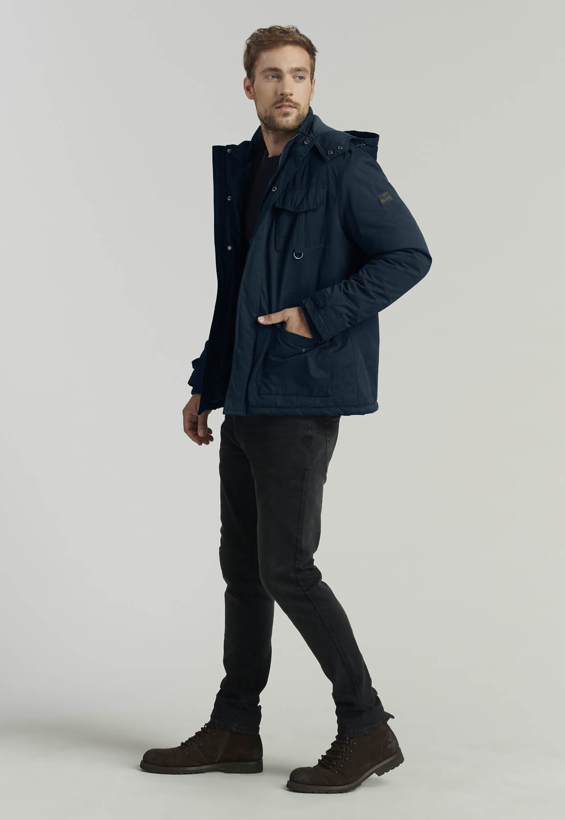 CHAQUETA ALBANY FJS NAVY - 2