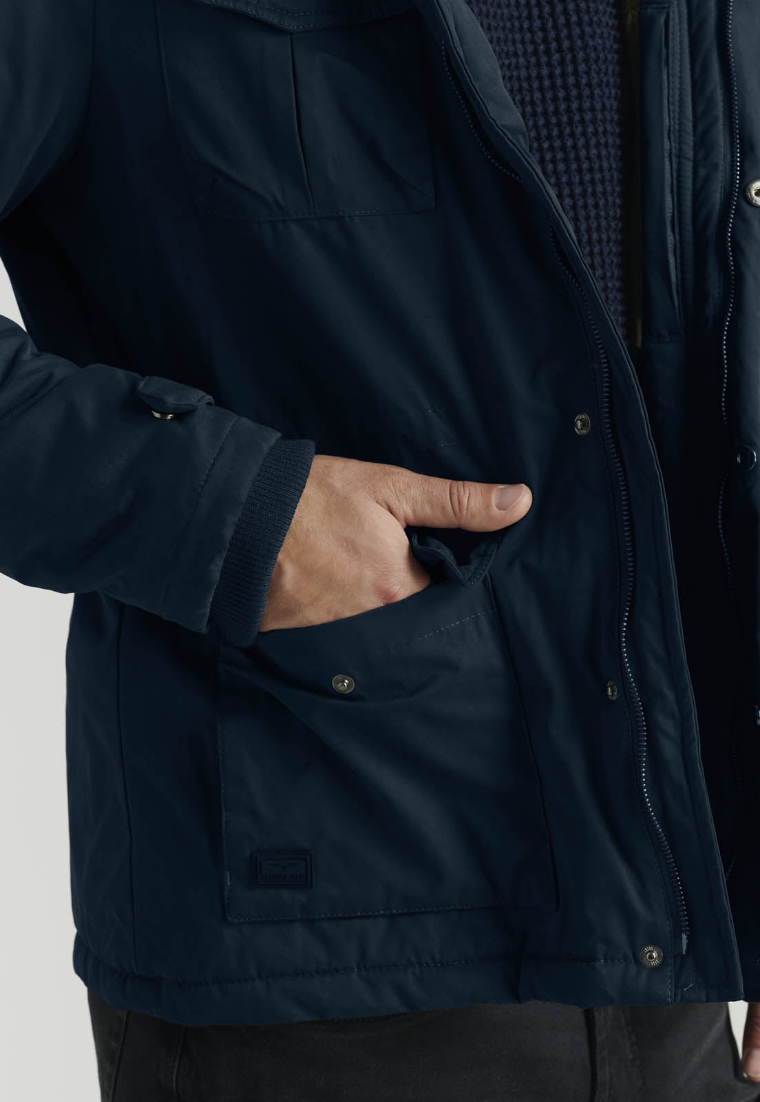 CHAQUETA ALBANY FJS NAVY - 3