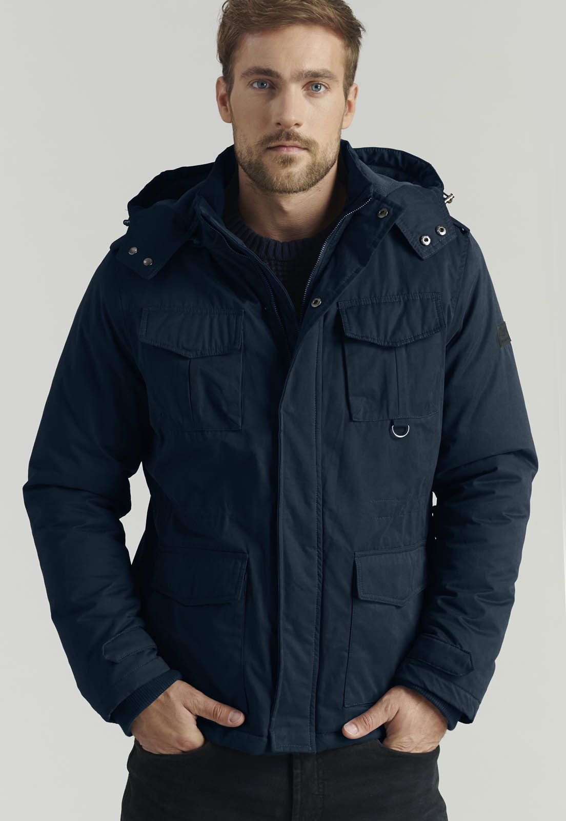 CHAQUETA ALBANY FJS NAVY - 5
