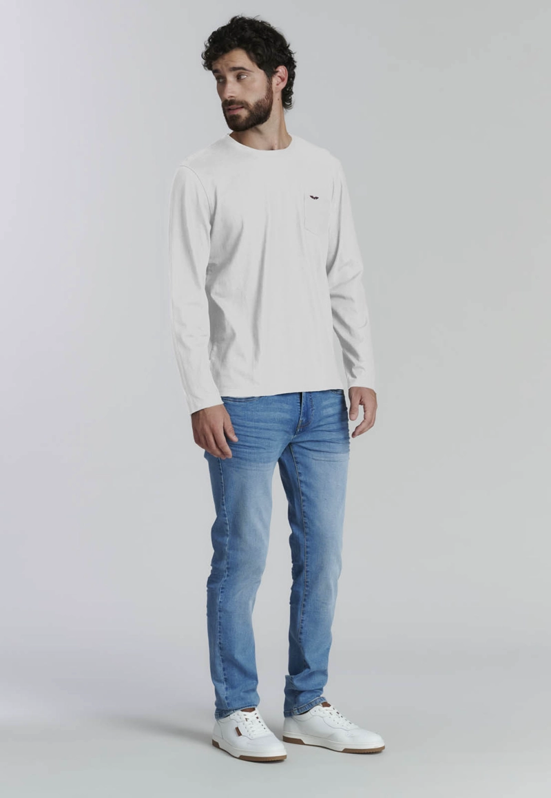 POLERA BASICA OREGON FR WHITE - 2