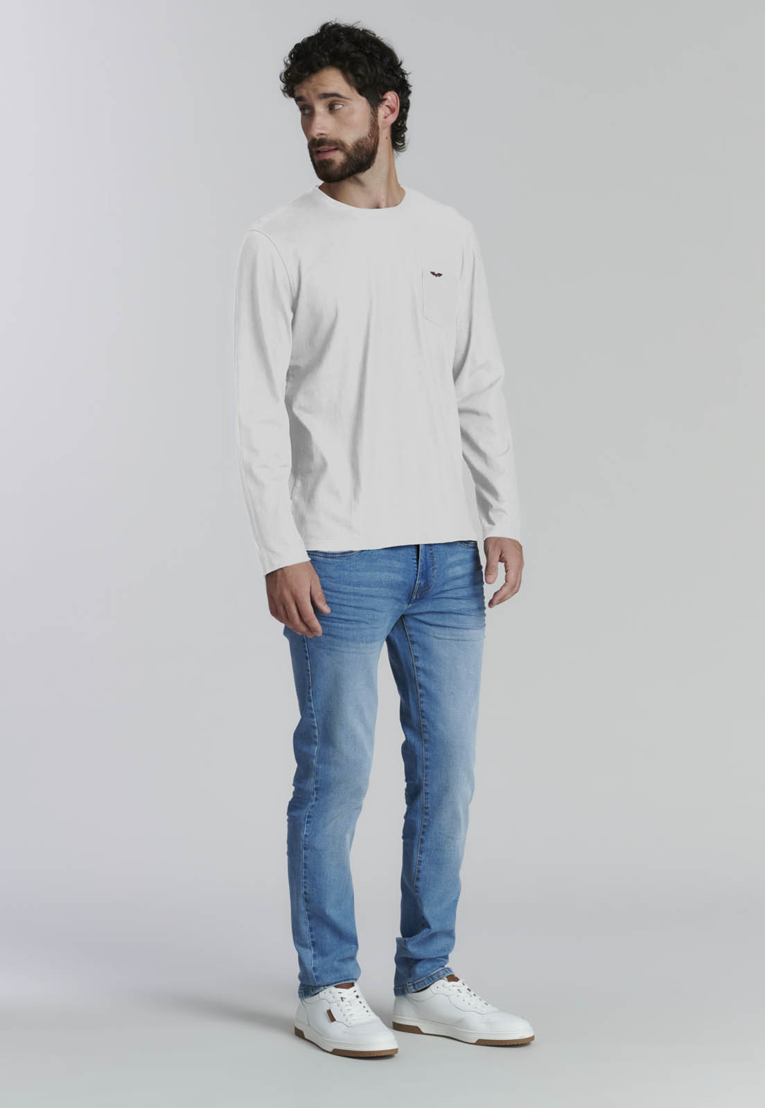 POLERA BASICA OREGON FR WHITE - 2