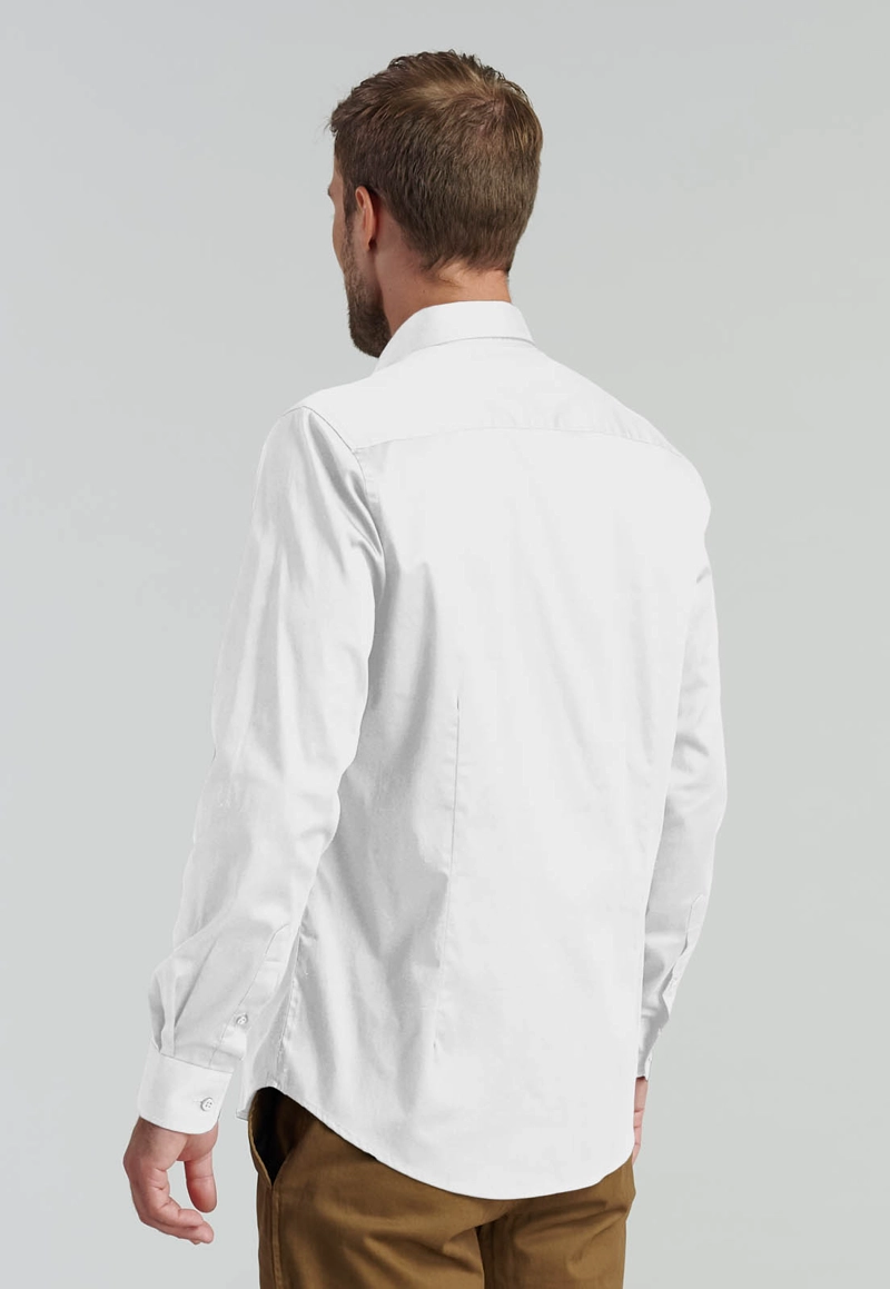 CAMISA DUBLIN SMART CASUAL WHITE - 4