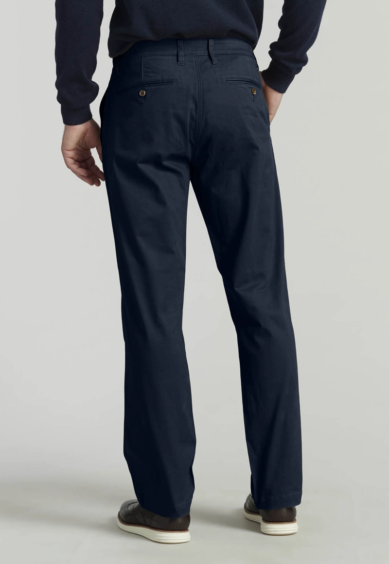 PANTALON TWILL WITHOUT PLEATS L/31 BUSINESS DK.BLUE - 4