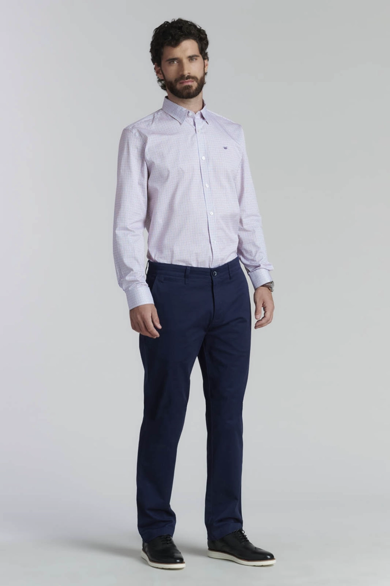 CAMISA BOSTON SMART CASUAL CAMEL - 1