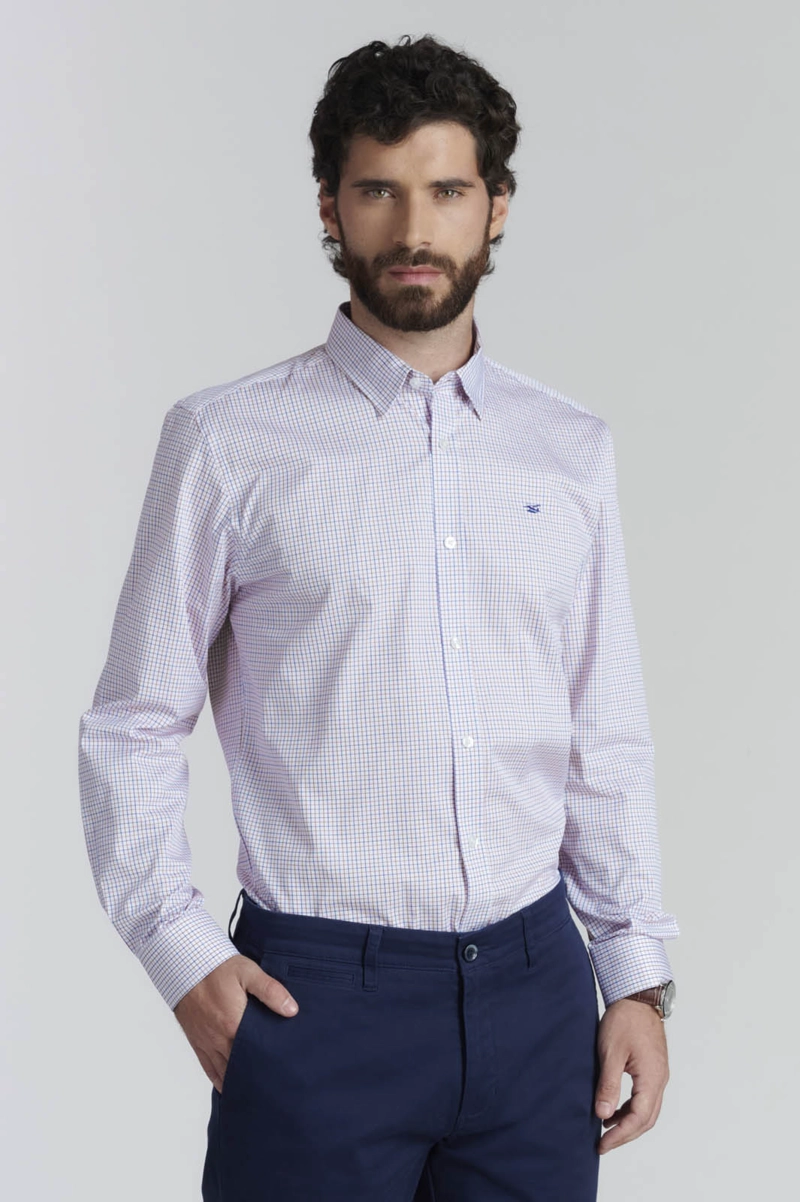 CAMISA BOSTON SMART CASUAL CAMEL - 4