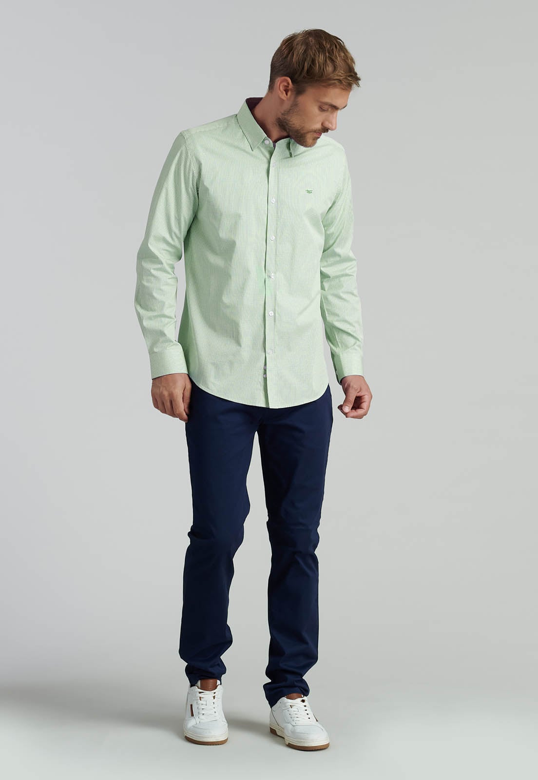 CAMISA BALTIMORE SMART CASUAL GREEN - 2
