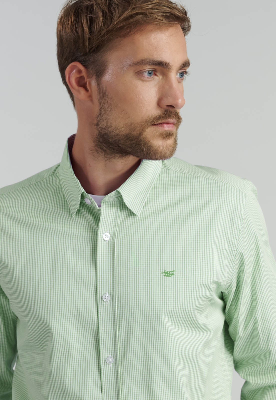 CAMISA BALTIMORE SMART CASUAL GREEN - 3