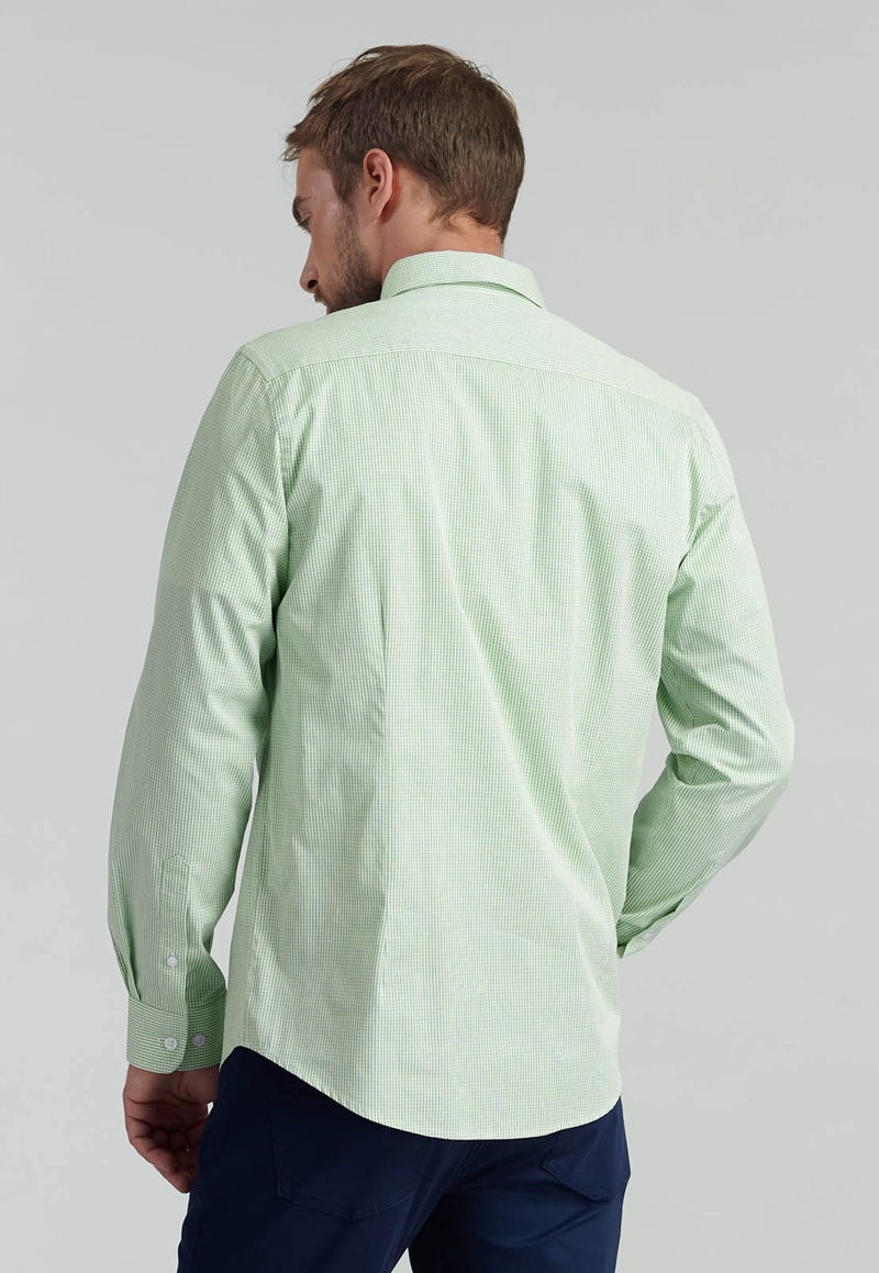 CAMISA BALTIMORE SMART CASUAL GREEN - 4