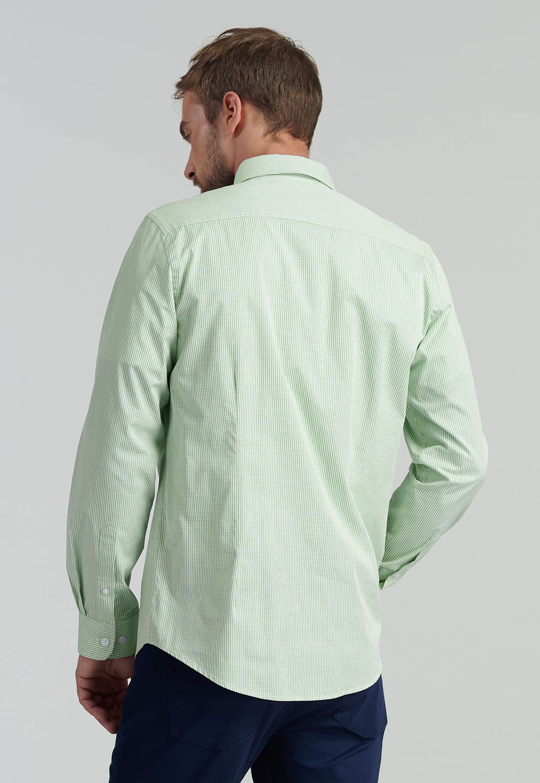 CAMISA BALTIMORE SMART CASUAL GREEN - 4