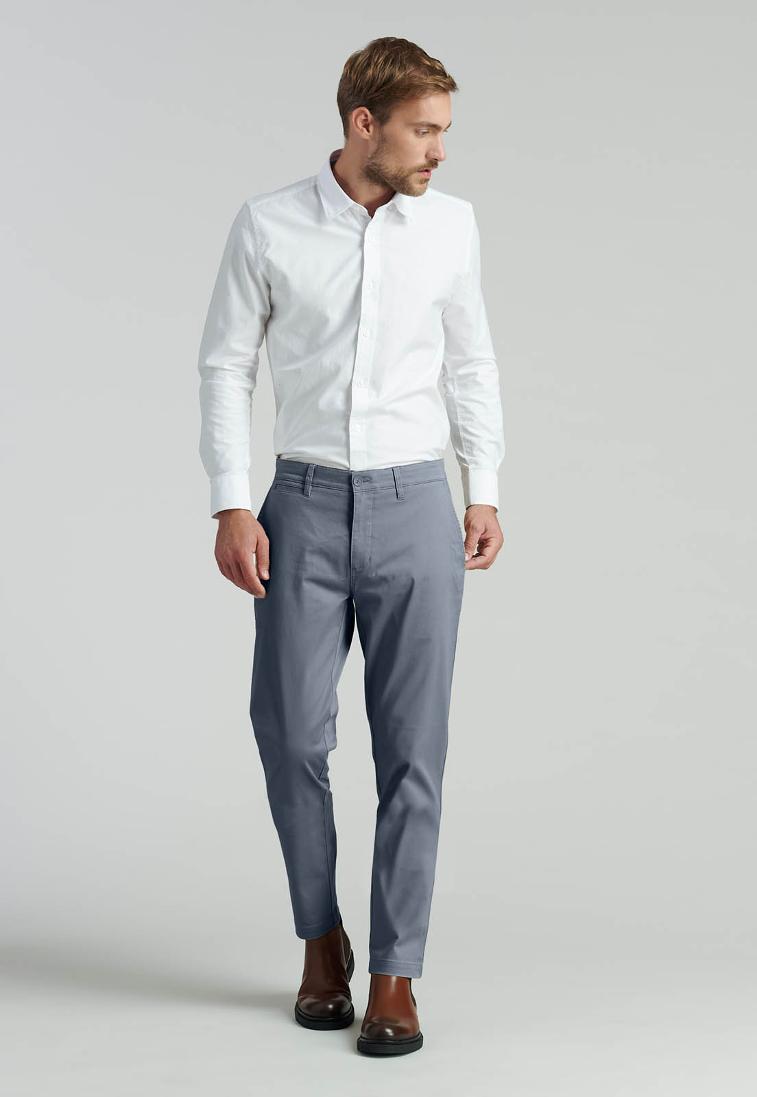 PANTALON TWILL SLIM /31 BUSINESS METAL - 2