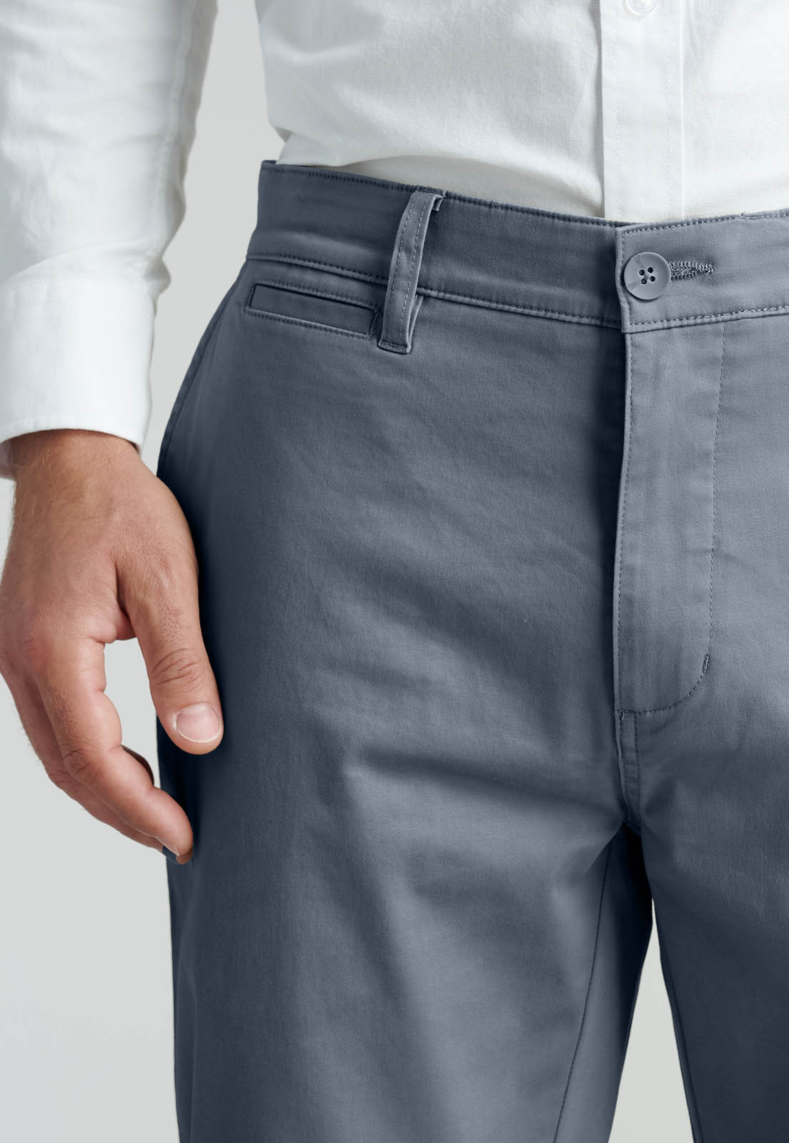 PANTALON TWILL SLIM /31 BUSINESS METAL - 3