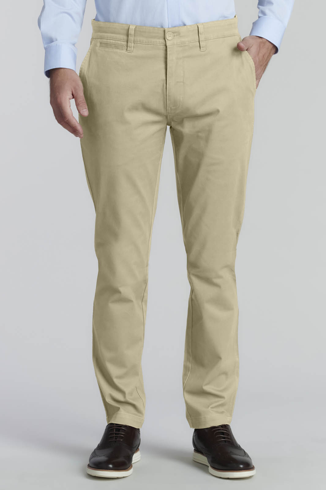 PANTALON TWILL SLIM /33 BUSINESS KHAKI - 1