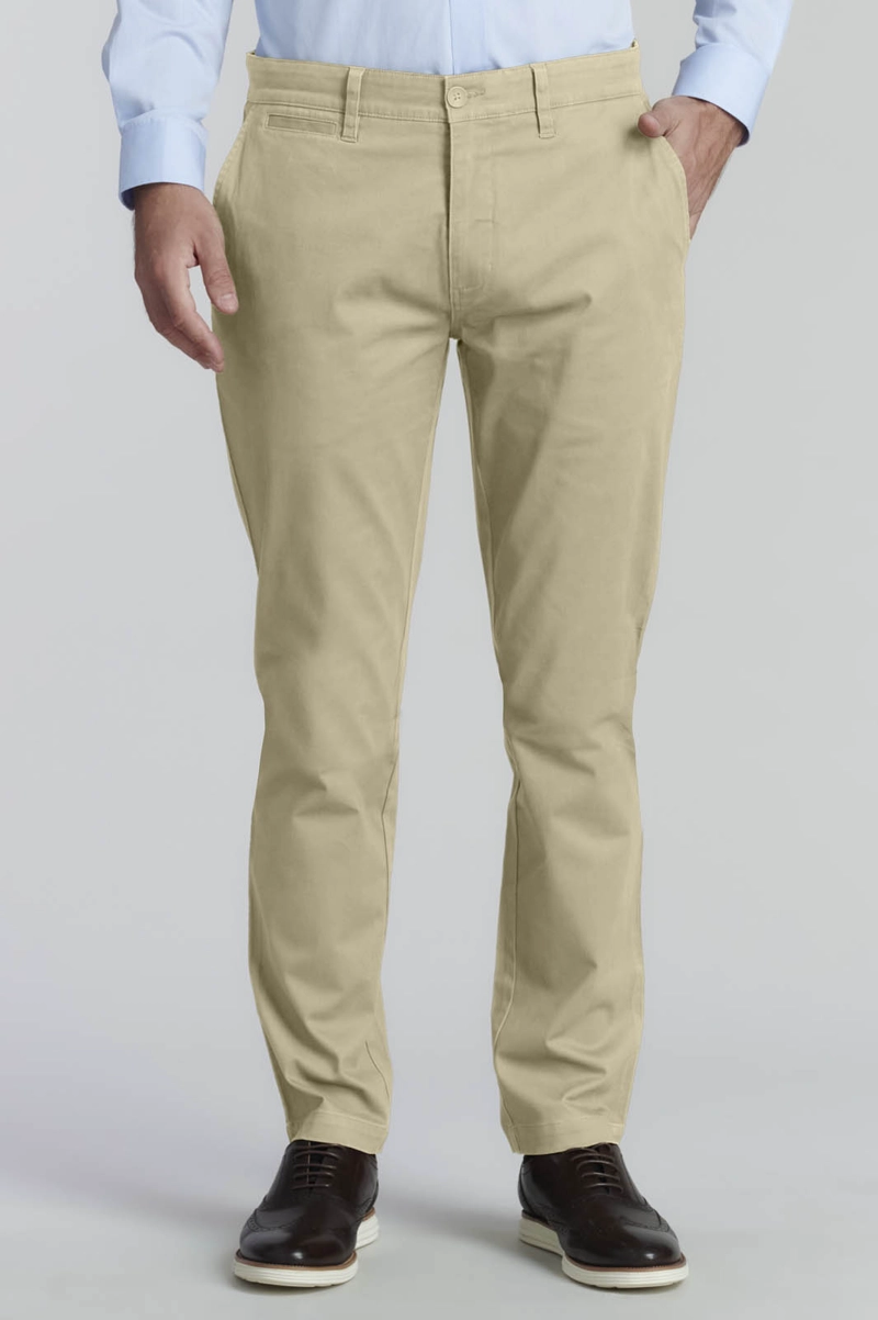PANTALON TWILL SLIM /33 BUSINESS KHAKI - 1