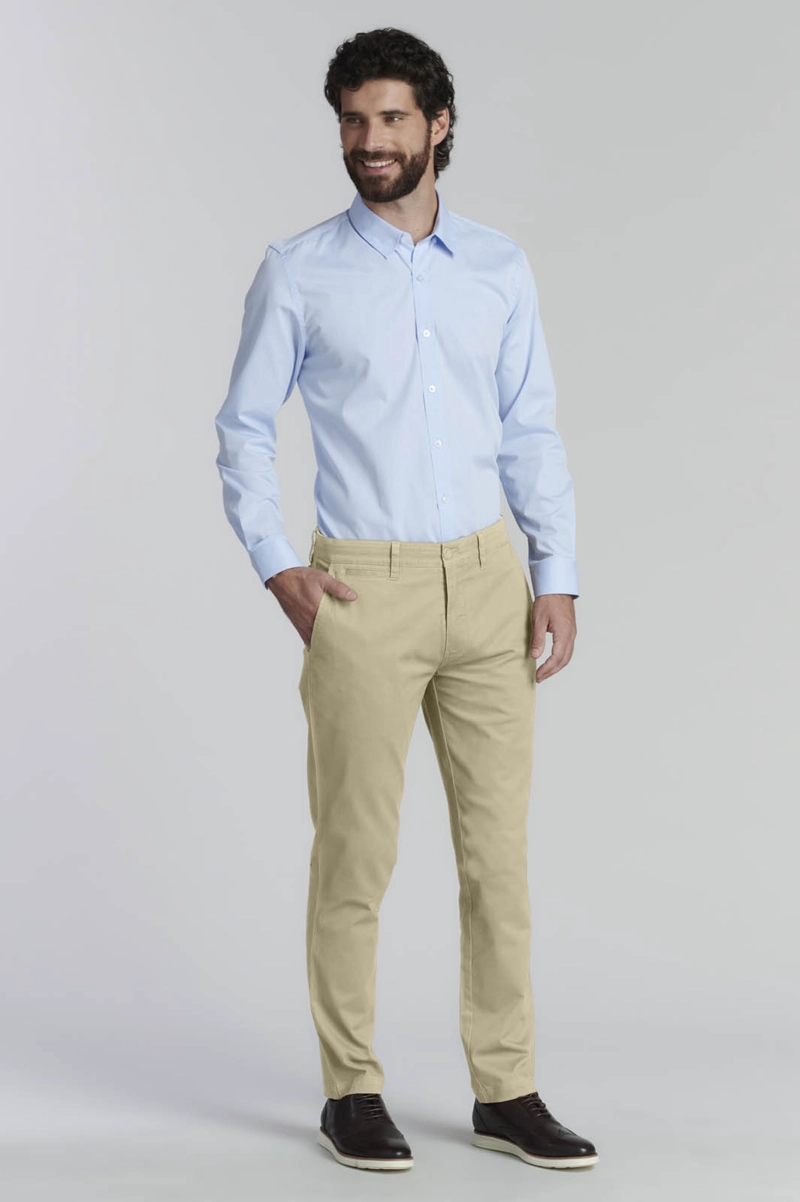 PANTALON TWILL SLIM /33 BUSINESS KHAKI - 2