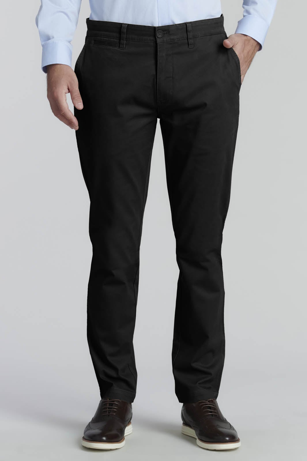 PANTALON TWILL SLIM /33 BUSINESS BLACK - 1