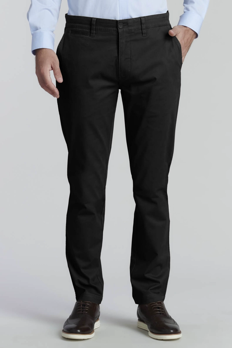 PANTALON TWILL SLIM /33 BUSINESS BLACK - 1