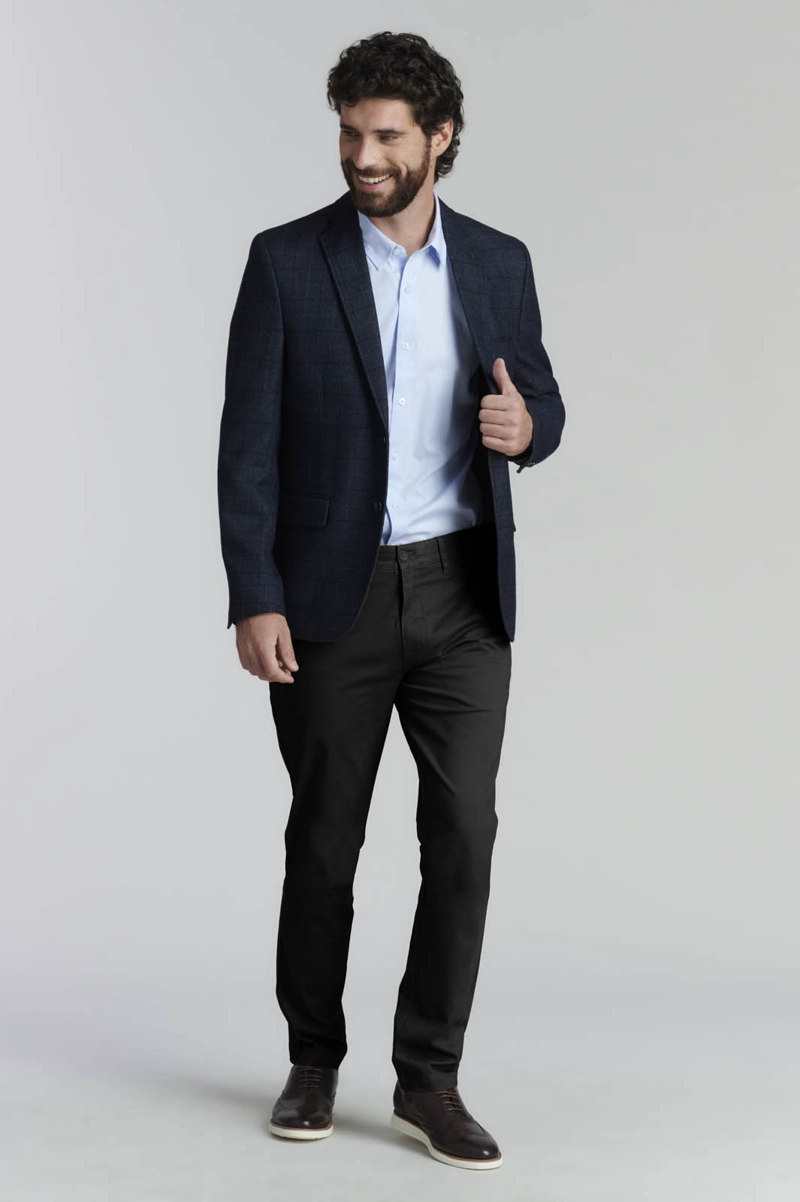PANTALON TWILL SLIM /33 BUSINESS BLACK - 5
