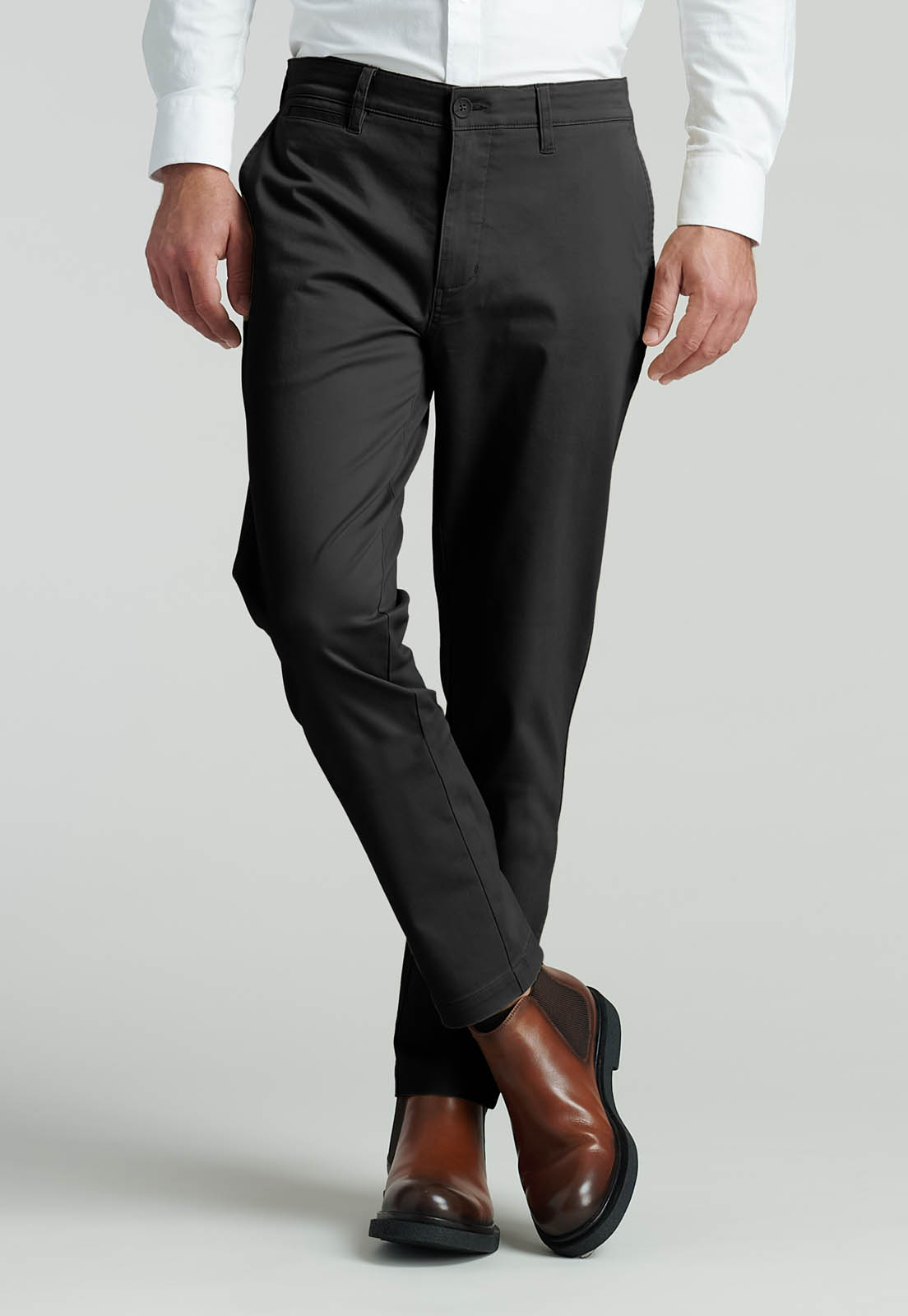 PANTALON TWILL SLIM /31 BUSINESS BLACK - 1