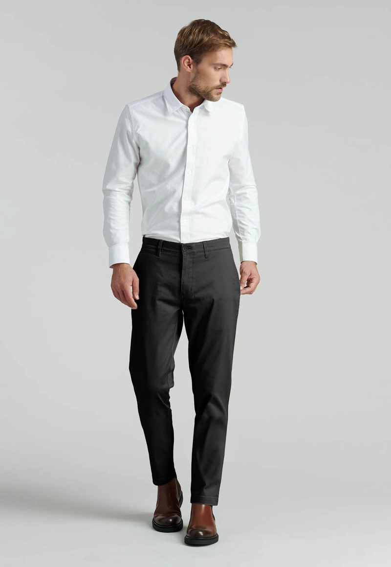 PANTALON TWILL SLIM /31 BUSINESS BLACK - 2