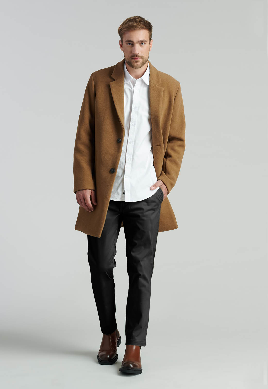 PANTALON TWILL SLIM /31 BUSINESS BLACK - 5