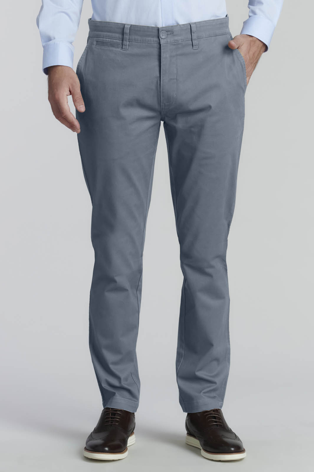 PANTALON TWILL SLIM /33 BUSINESS METAL - 1