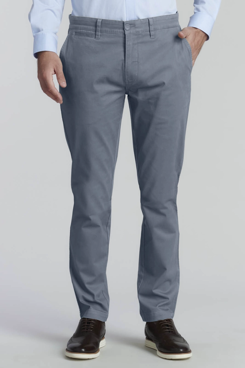 PANTALON TWILL SLIM /33 BUSINESS METAL - 1
