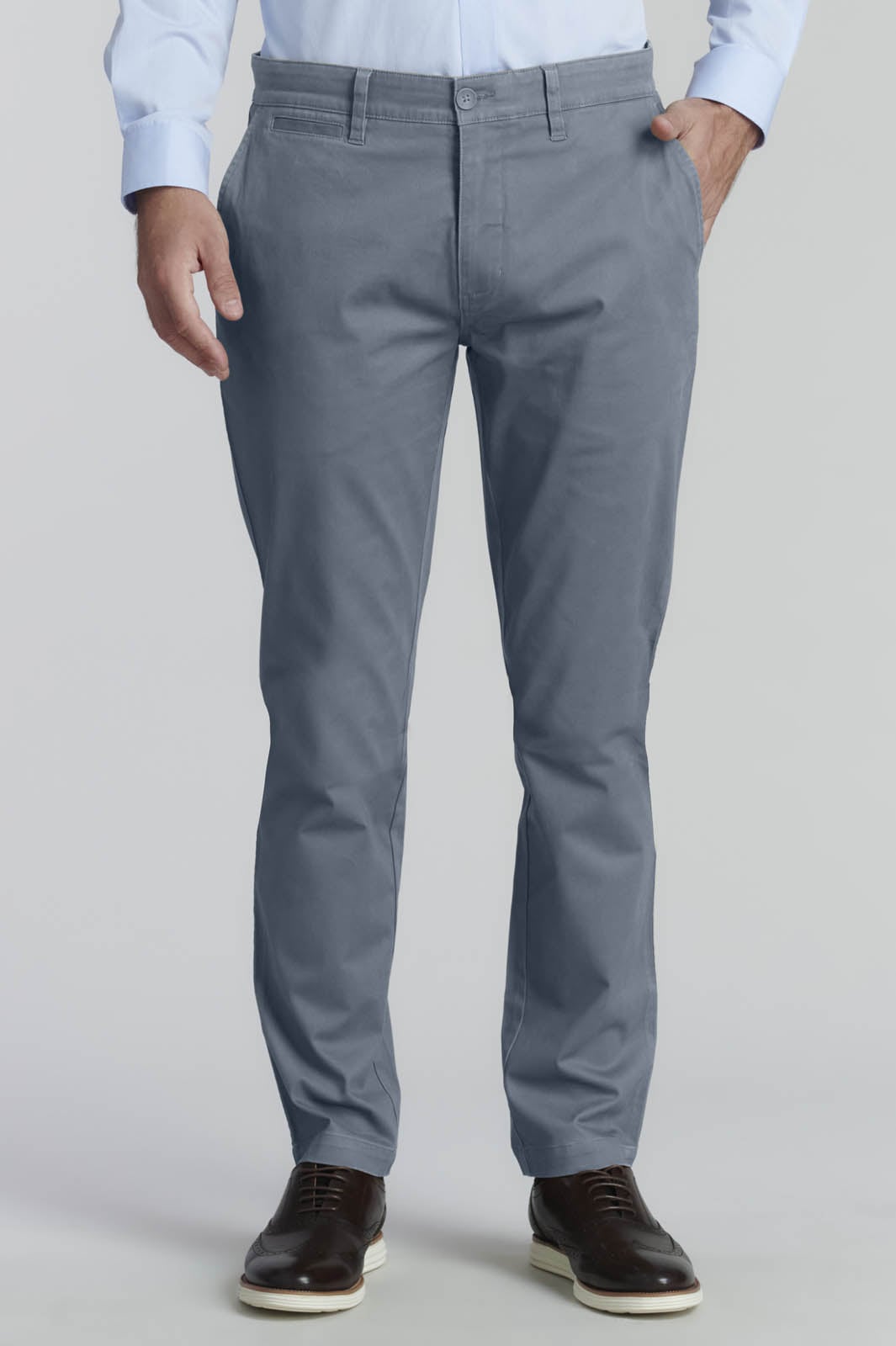 PANTALON TWILL SLIM /33 BUSINESS METAL - 1