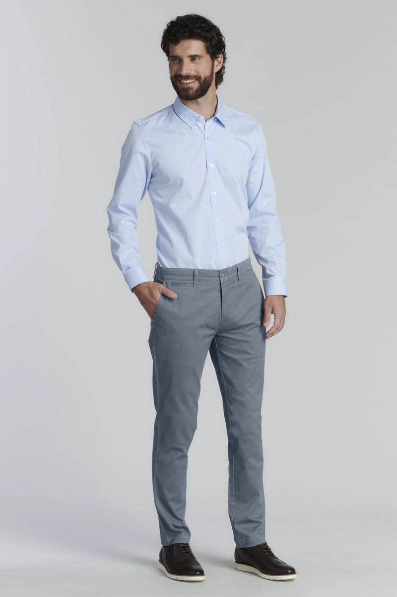 PANTALON TWILL SLIM /33 BUSINESS METAL - 2