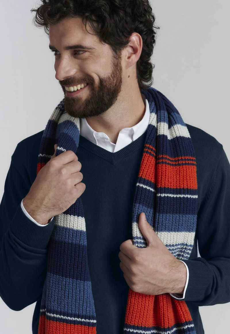 SWEATER V NECK SOLIDO F SMART CASUAL NAVY - 5